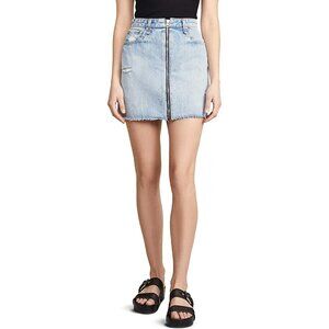 Rag & Bone/JEAN Women s Anna Skirt, Mandy, Blue, Size 26